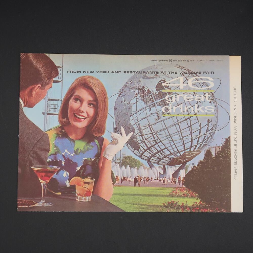 46 Great Drinks From New York & Restaurants at the Worlds Fair Liquor MidCentury
